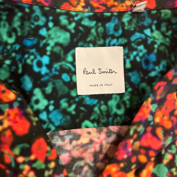 Paul Smith men’s short sleeve shirt NWOT - Picture 2 of 3